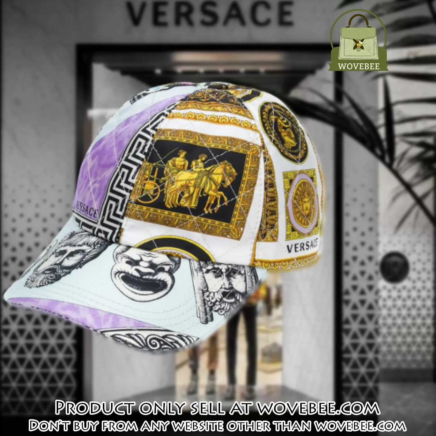 Versace luxury cap print 3d trending cap ctc1086 wvb5058805